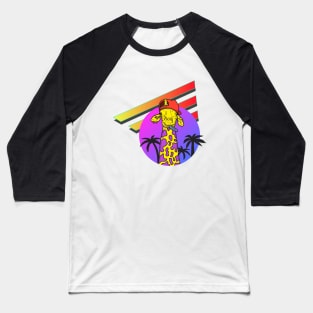 80s Giraffe Baseball T-Shirt